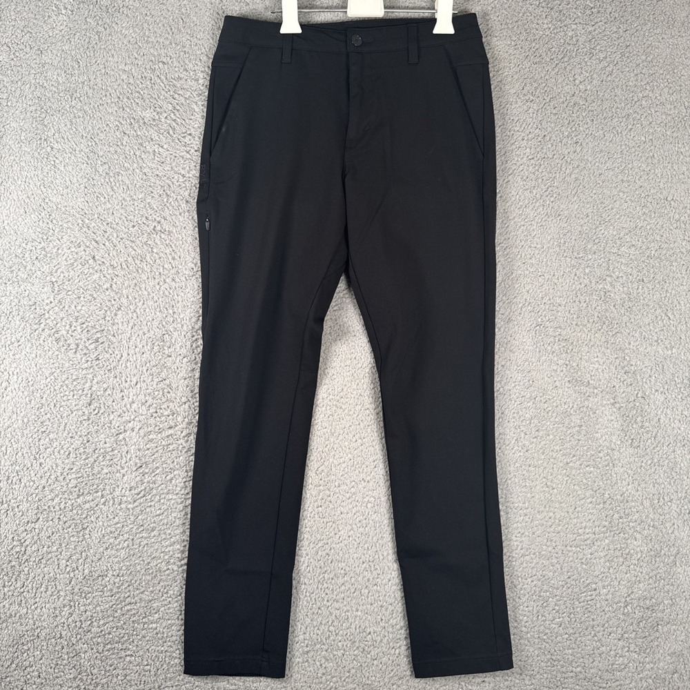 BYLT Premium Basics Everyday Pant 2.0 Mens 32x30 Black Performance Chino Stretch